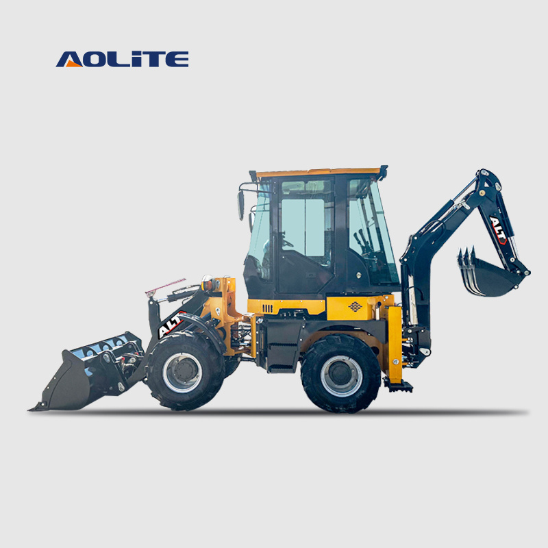 AOLITE BL35-12 CE chinese mini front end wheel telescopic backhoe loader 4x4 ALT small backhoe excavator loader for sale backhoe