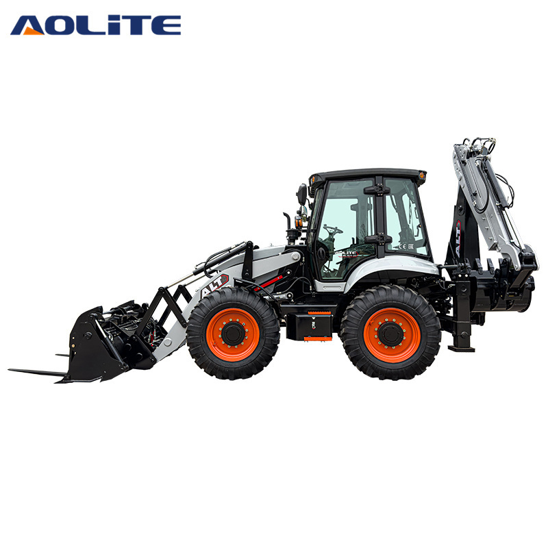 AOLITE CE EURO 5 EPA4 Backhoe loaders Chinese mini small backhoe excavator loader Best value for money kat jcb