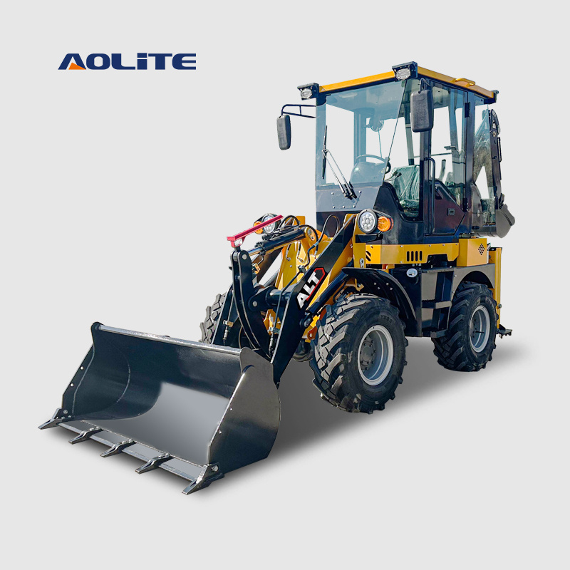 AOLITE BL35-12 CE chinese mini front end wheel telescopic backhoe loader 4x4 ALT small backhoe excavator loader for sale backhoe