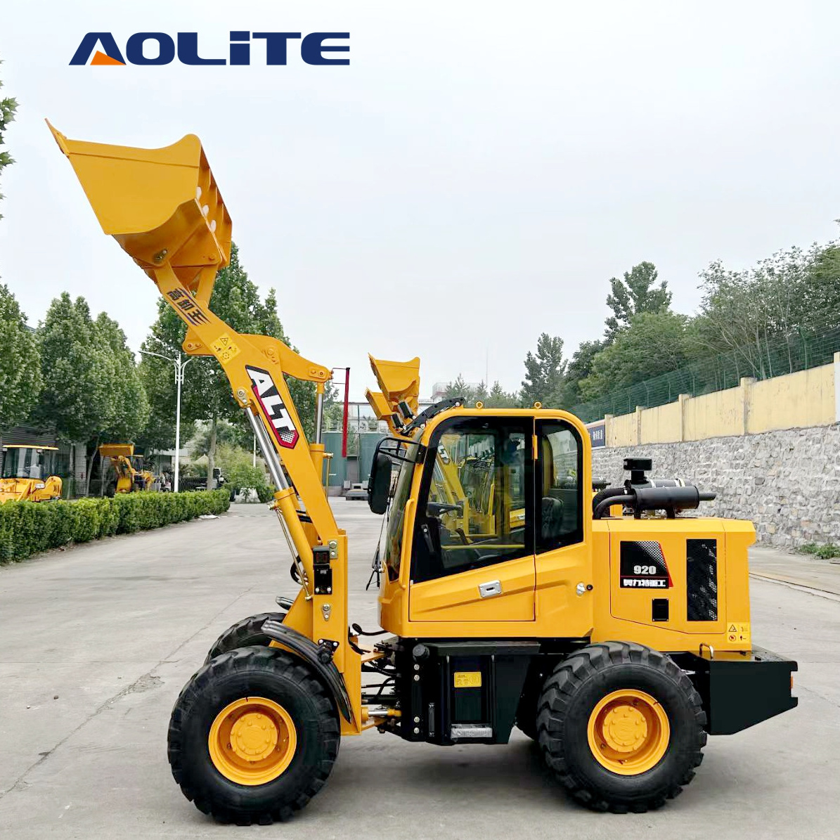 aolite 916D 1ton china small front end wheel loader manufacturers chinese ALT all terrain mini telescopic loader price for sale