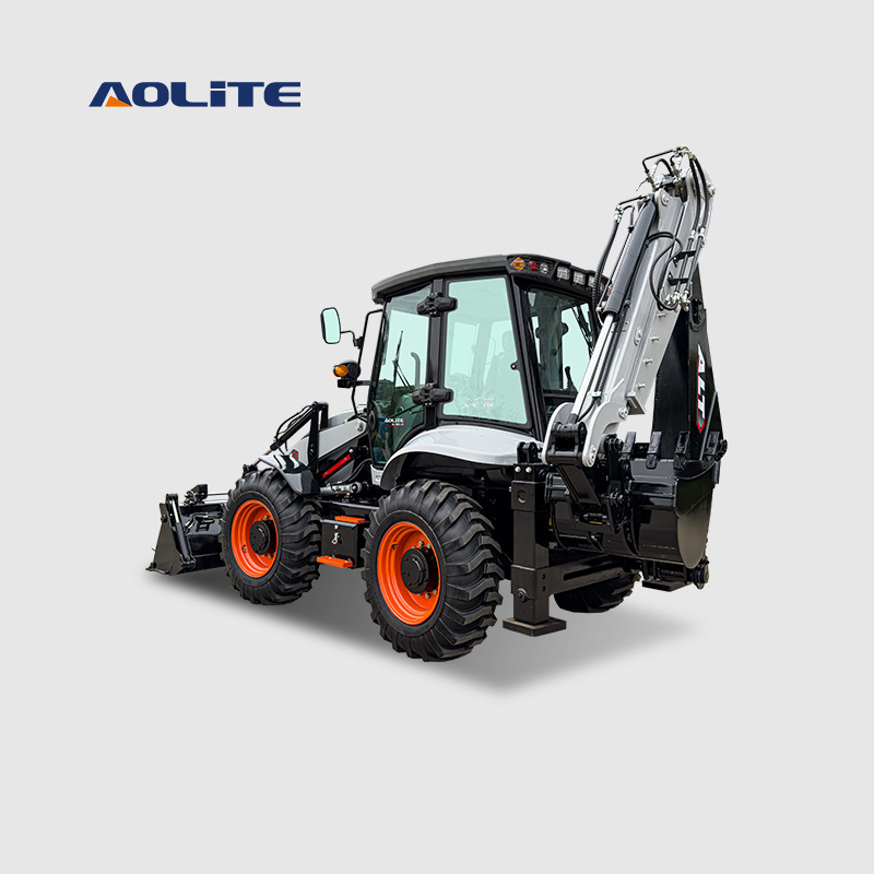 AOLITE CE EURO 5 EPA4 Backhoe loaders105 Chinese mini small backhoe excavator loader front end wheel loader ALT CE EAC