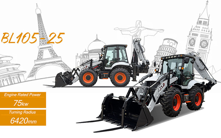 AOLITE CE EURO 5 EPA4 Backhoe loaders Chinese mini small backhoe excavator loader Best value for money kat jcb