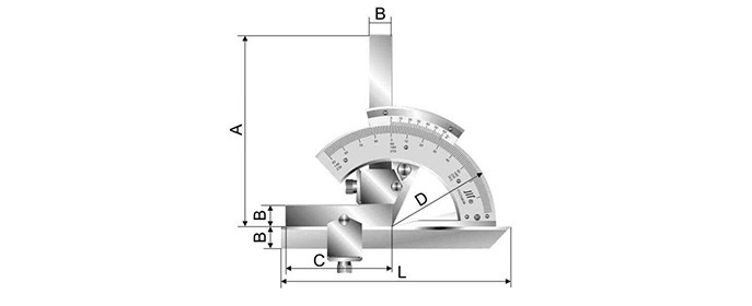 Welding Table Tools Dust-Proof And Water-Proof Indicator Base Surface Plate Ip65 Digital Protractor  Bevel Protractor