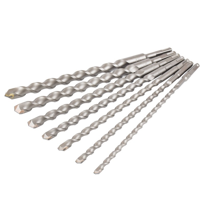 Crown Tip SDS Plus Drill Bit 4 Cutters 110mm 160mm Round Handle Concrete Wall Brick Block Electric Hammer Masonry Drilling Bits