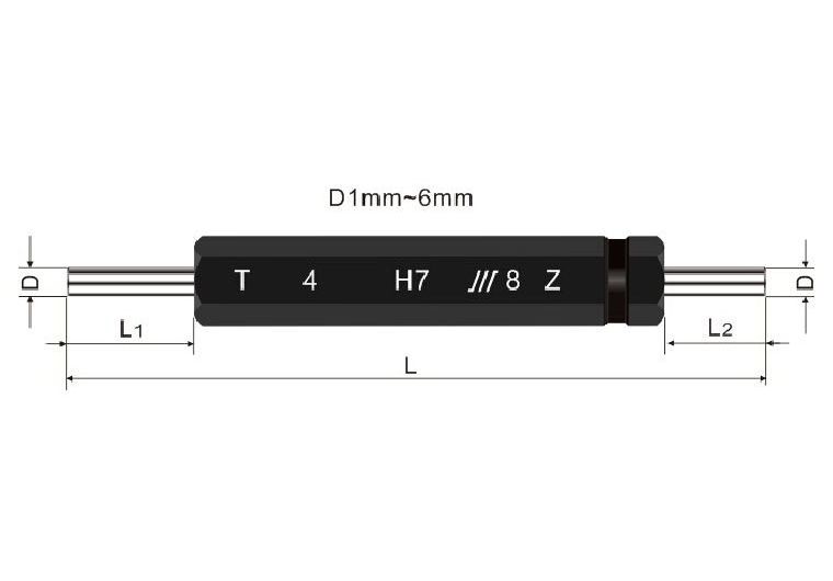 High Precision Plug Gauge Needle Ring Gauge Measuring Inspection Bore Plug Gauge