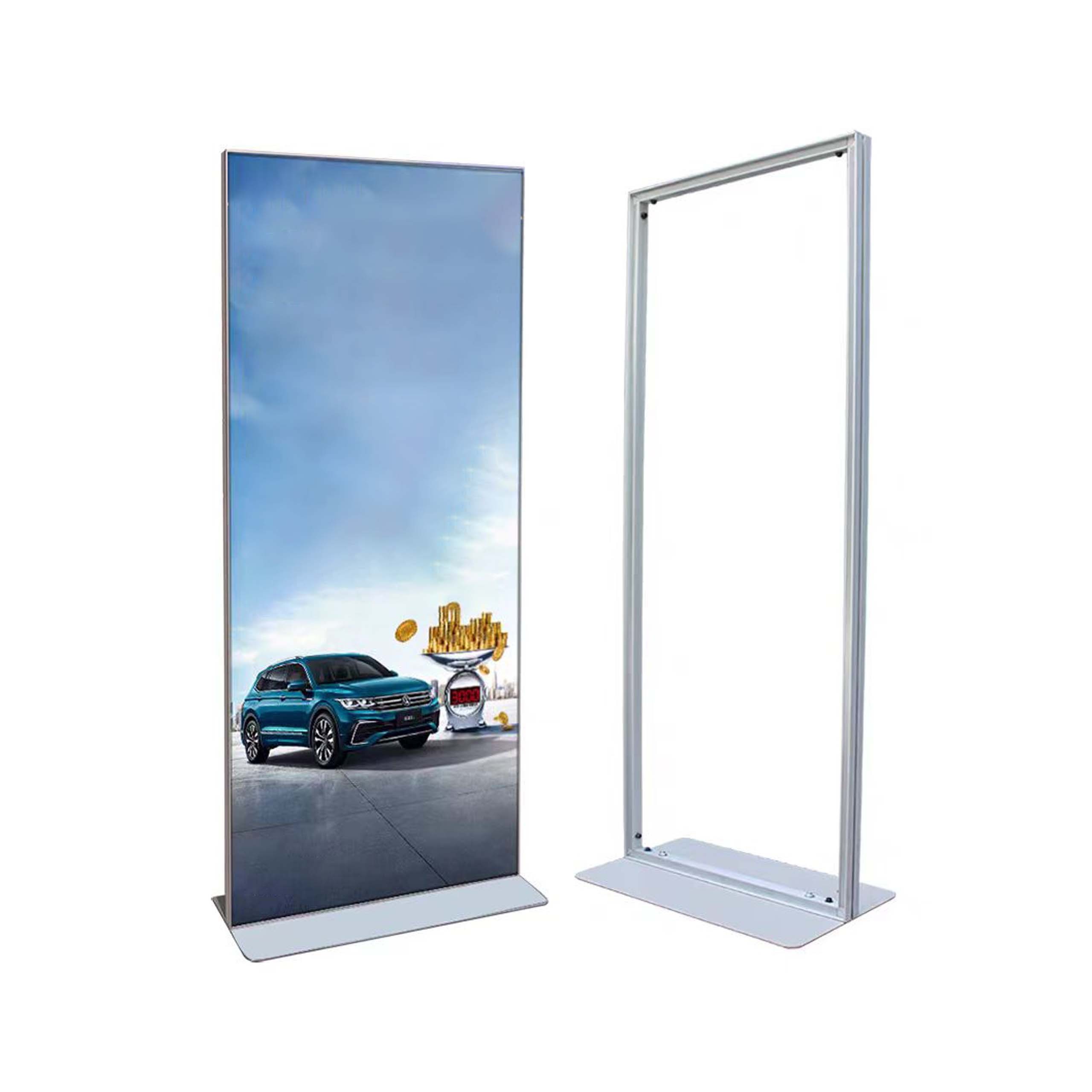 High Quality Outdoor Mobile Banner Design Pop Up Digital Retractable Pull Up Roll Up Banner Stand Aluminium Roll Up Banner