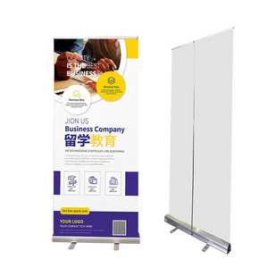 Single Side Display Image Custom Outdoor Optima  Display Rack Pull Ups Retractable Roller banner standee Roll Up Banner Stand