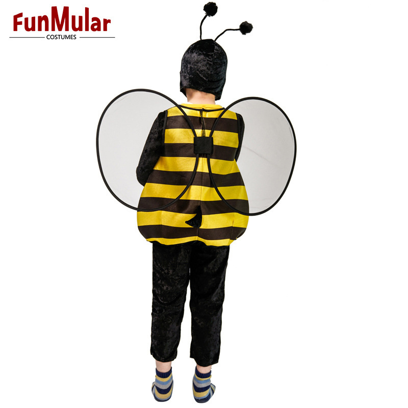 Funmular Creations Child Unisex Honey Bumble Bee Costume for Halloween Trick-or-Treating