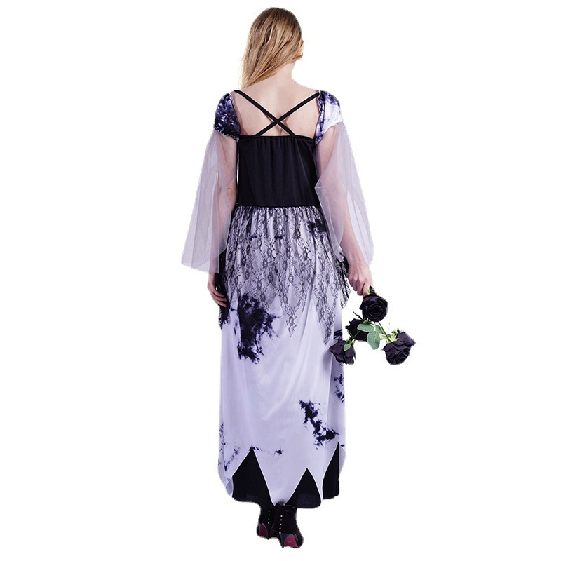 Women Zombie Bride Dress for Halloween Cosplay Party Costume OEM/ODM