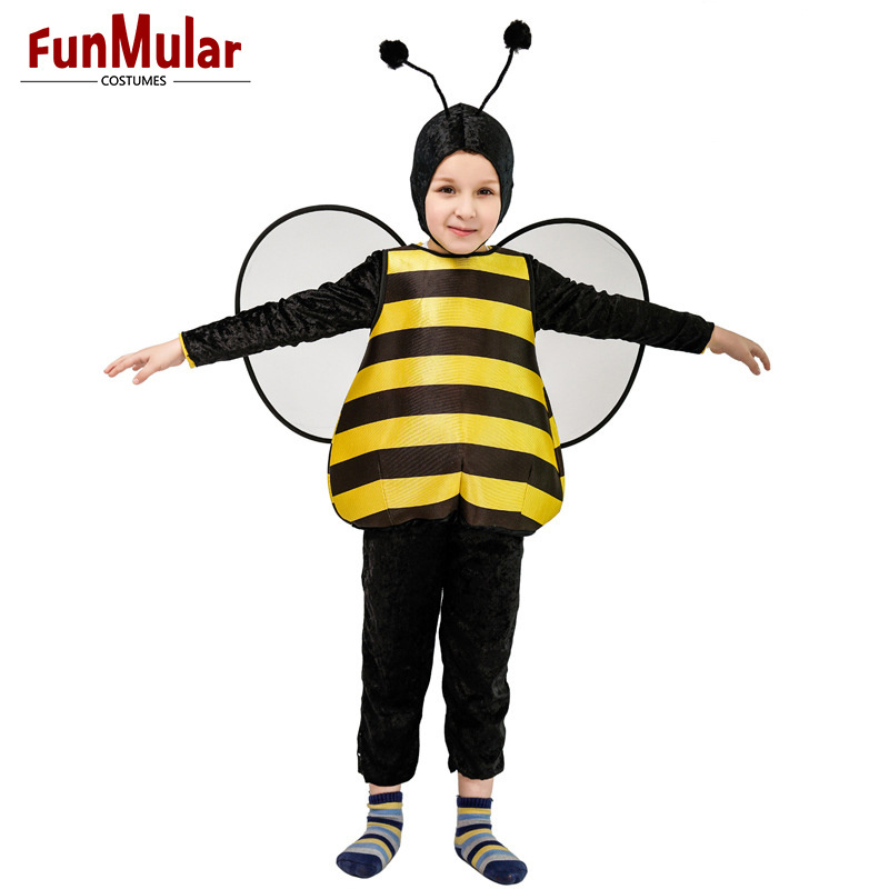 Funmular Creations Child Unisex Honey Bumble Bee Costume for Halloween Trick-or-Treating