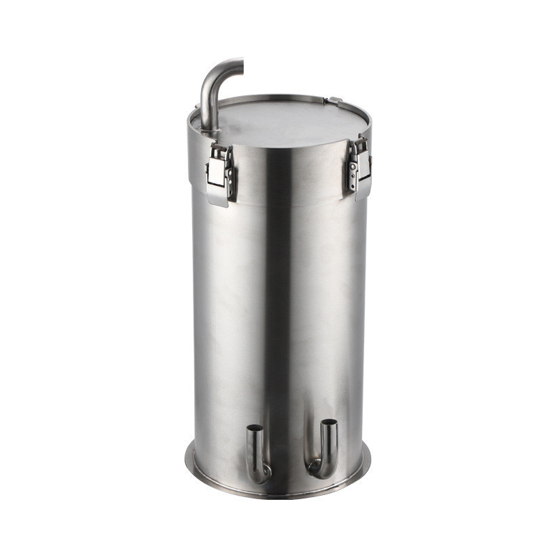 Custom logo betta goldfish fish tank purify water stainless steel external aquarium canister filter