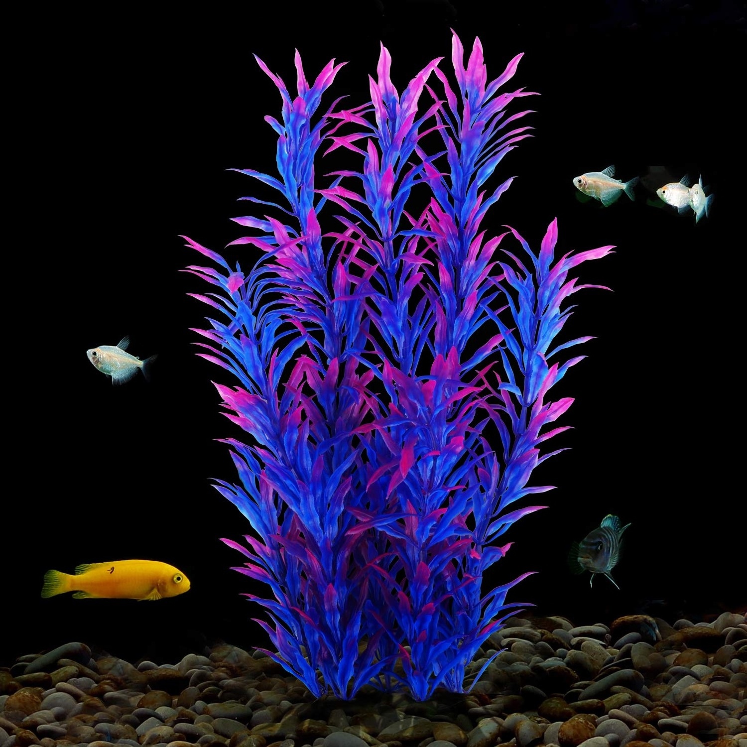 Aquarium Fish Tank Decoration Grass Ornaments Artificial Plastic Plant For Aquarium Tank