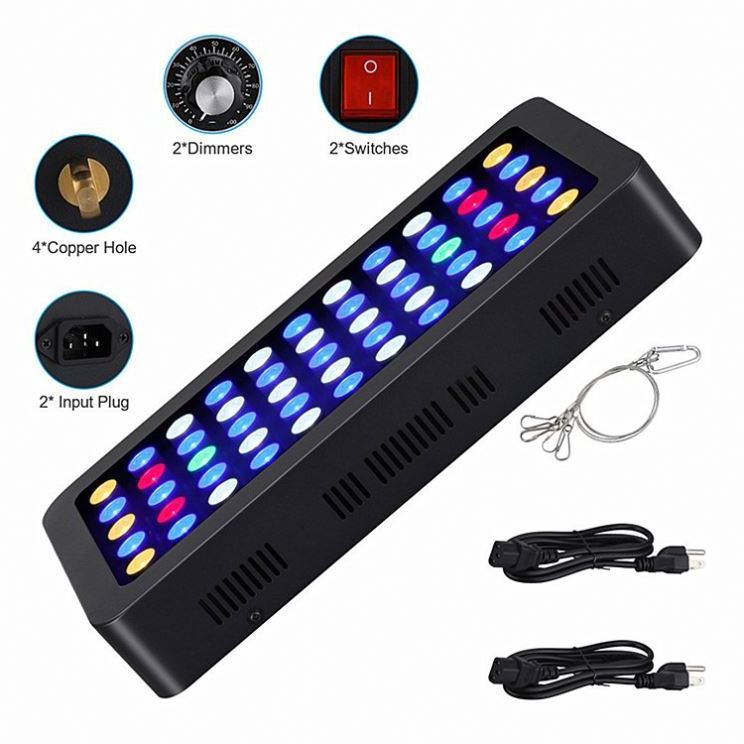 Dimmable Led Marine Aquarium Light Reef Aquarium Led Lighting Lamp for coral reef fish Tank