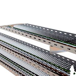 aluminum alloy 6005-ts cable support hdg metal cable support tray stainless steel perforated cable tray