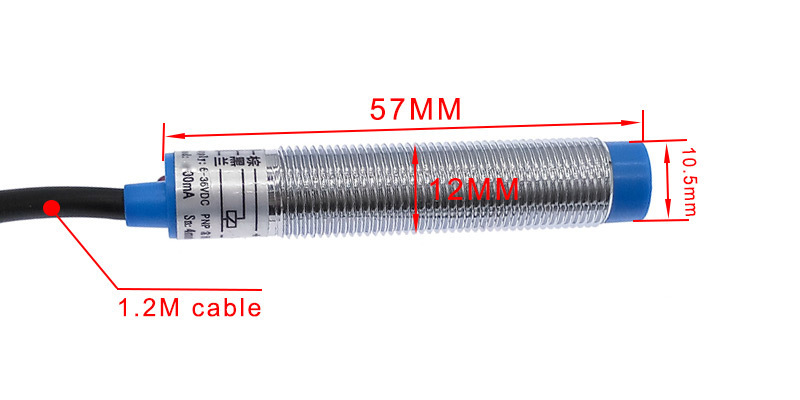 LJ12A3-4-Z/BX Npn LJ12A3-4-Z/AX Pnp Sensor NO NC DC6~36V 4mm LJ12A3-4 BX BY AX AY  Inductive Proximity Switch Detection Distance