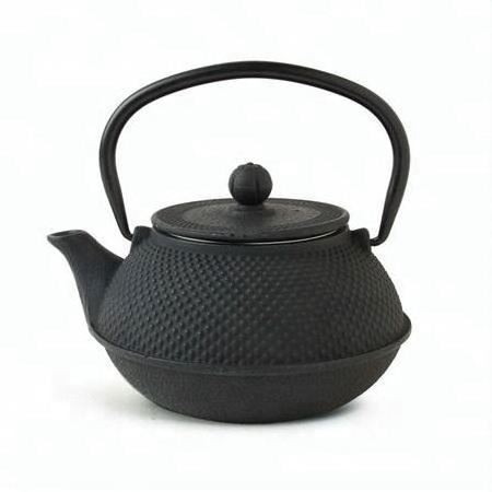 4 pieces Japanese Tetsubin Cast Iron TEAPot Tea Set Black with Trivet