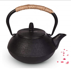 TeaPot Gift Cast Iron Teapot Tetsubin Japanese Tea Kettle Black 800ml