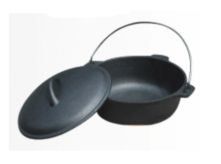 Factory Supply Cast Iron Dutch Oven/Camping Cookware no Leg for Sale