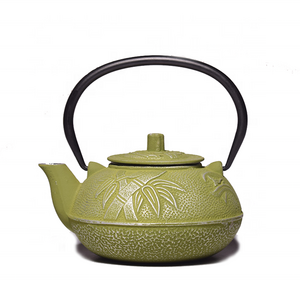 Cast Iron Enamel Coated Tea Pot with Infuser  0.5L