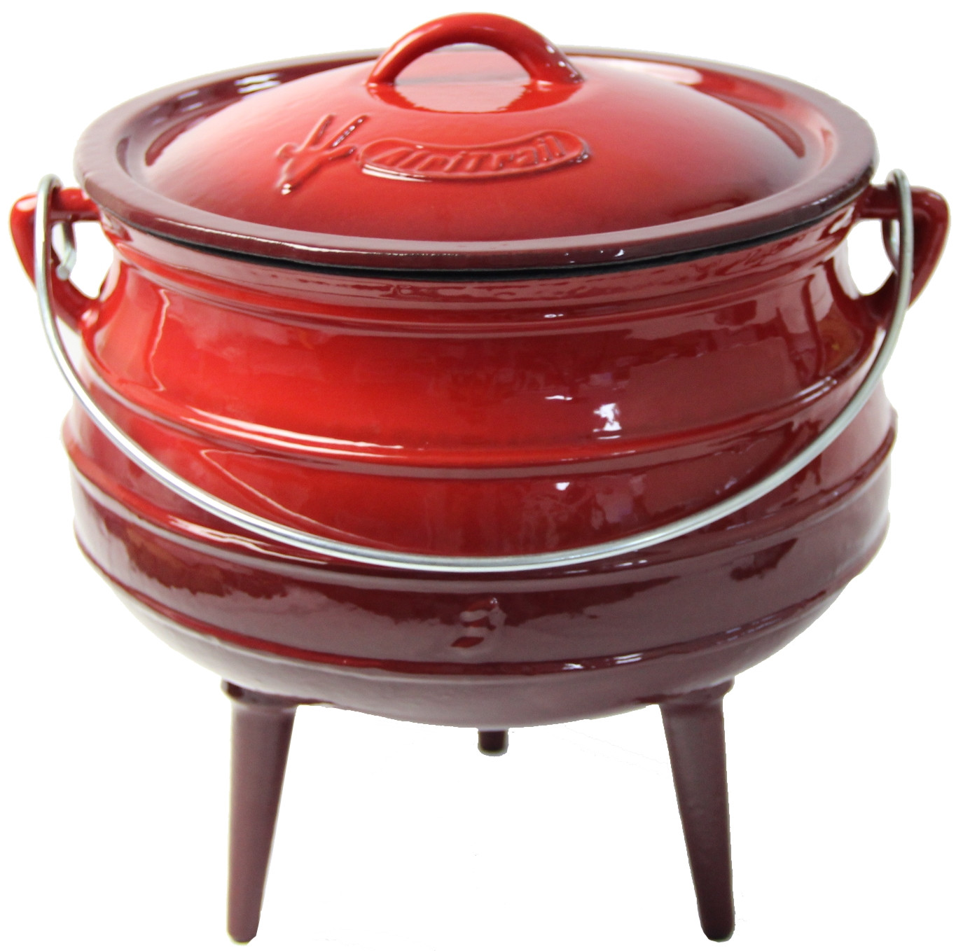 cast iron enamel potjie pot three legs cauldron dutch oven stew pot for camping and outdoor cooking