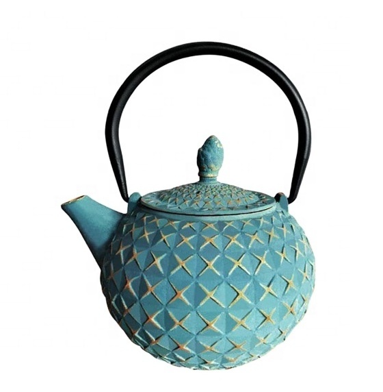 wholesale Amazon Hot selling Japanese teapot gift cast iron enameled cast iron teapot kettle