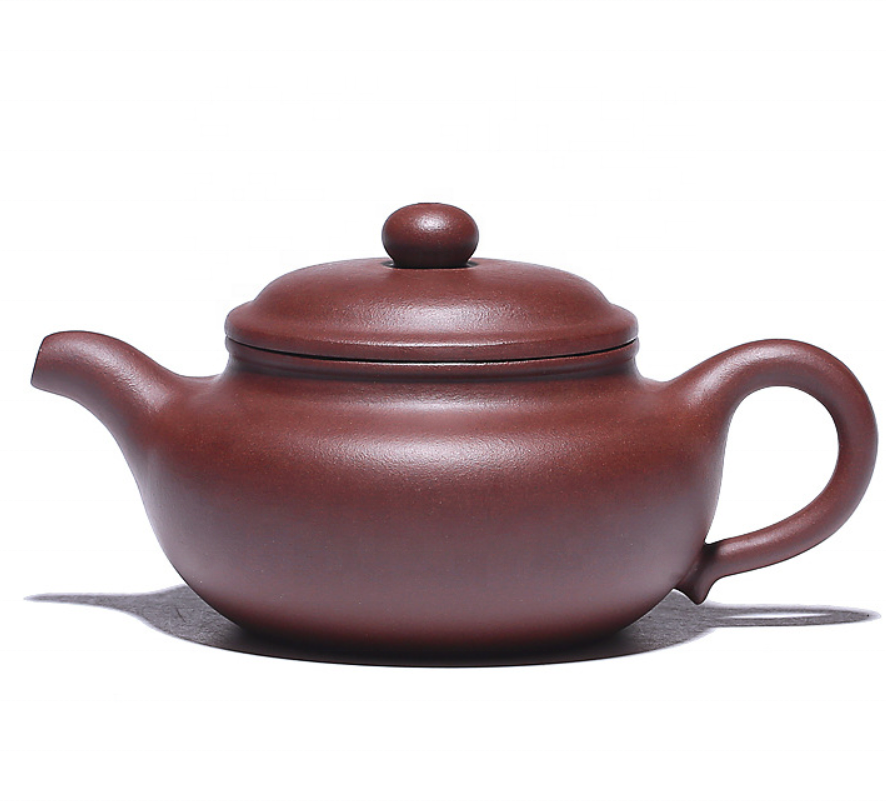 Chinese Yixing Zisha Clay Handmade Fanggu Pot Purple Mud Kungfu Kettle Pottery Filter for Loose Tea