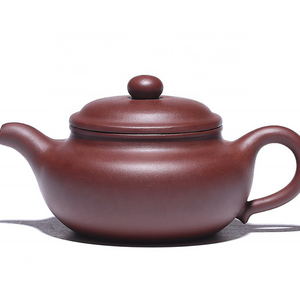 Chinese Yixing Zisha Clay Handmade Fanggu Pot Purple Mud Kungfu Kettle Pottery Filter for Loose Tea