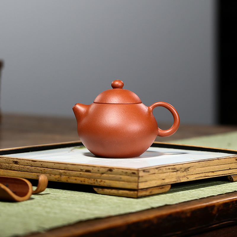 Yixing Zisha Tea Set Handmade Wendan 125ml Purple Clay Teapot Traditional Chinese Kungfu Teapot for Christmas Gift