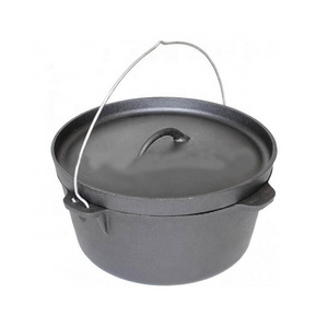 Factory Supply Cast Iron Dutch Oven/Camping Cookware no Leg for Sale