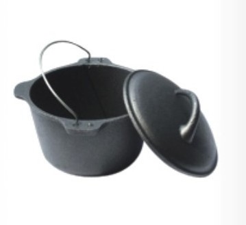 Factory Supply Cast Iron Dutch Oven/Camping Cookware no Leg for Sale