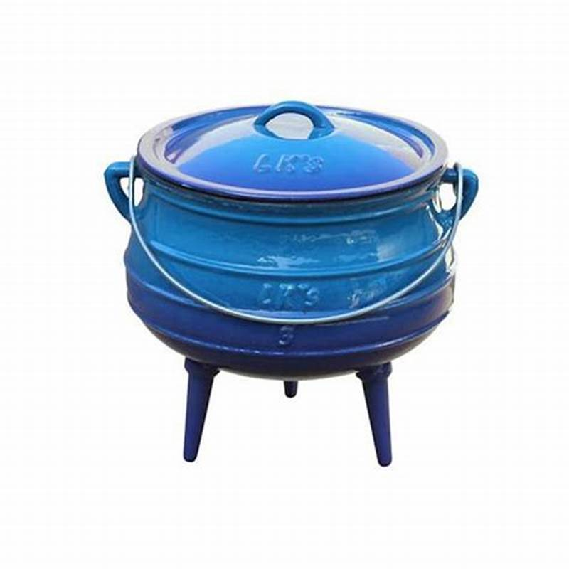 cast iron enamel potjie pot three legs cauldron dutch oven stew pot for camping and outdoor cooking