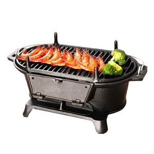 Japanese Hibachi Grill Yakitori Grill Stove Cast Iron BBQ Grill for Outdoor