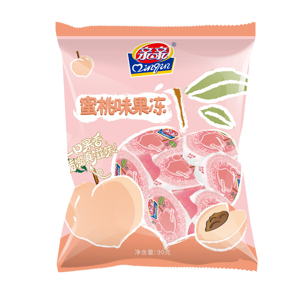 Top Quality 25g Assorted OEM Mini Fruit Jelly In Bag