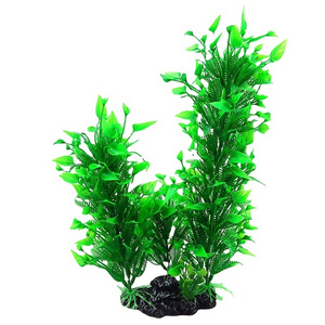 Aquarium Decor Fish Tank Decoration Ornament Artificial Plastic Plant.