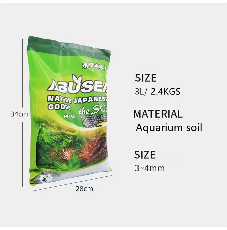 Wholesale Factory Price Sand Landscape Water Substrate Aquarium Nature Aqua Soil