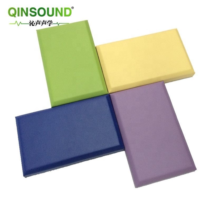 Popular Customized Size Velvet Acoustics Sound Absorbing Fabric Covered Wall Panel Price