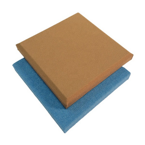 Popular Customized Size Velvet Acoustics Sound Absorbing Fabric Covered Wall Panel Price