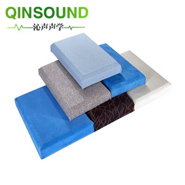 Popular Customized Size Velvet Acoustics Sound Absorbing Fabric Covered Wall Panel Price