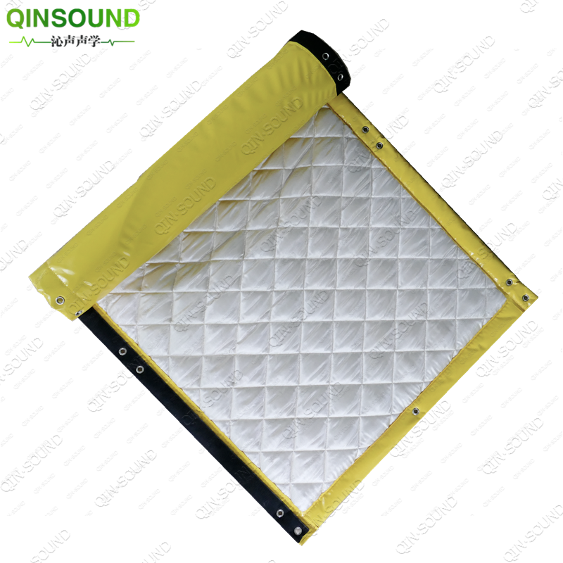 Sound Absorbing Material Sound Barrier The Outdoor Quilted Soundproof Curtain