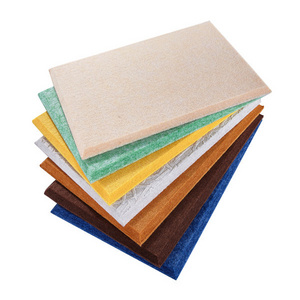 fireproof board soundproof board insulation cotton 100% polyester fiber glass acoustic panel for wall decoration acoustic