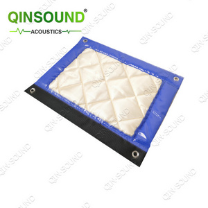 Poly-carbonate PVC Soundproof Sound Barrier Blankets Outdoor Acoustic Blanket for materials Construction Site