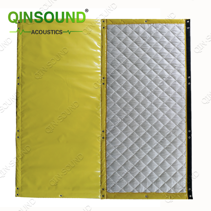 Outdoor Water proof Noise Absorption MLV Soundproofing Sound Blanket for materials Construction Site