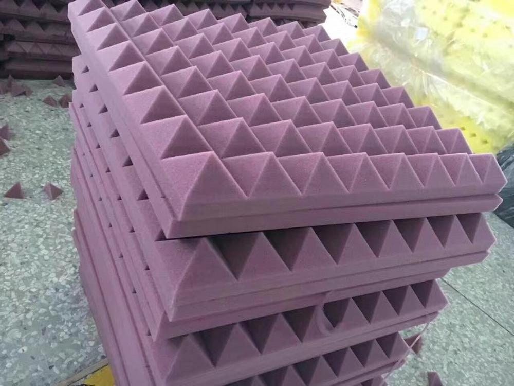 Fire Retardant Sound Absorbing Soundproof Material Studio Pyramid Acoustic Egg Crate Foam Acoustic Studio Foam