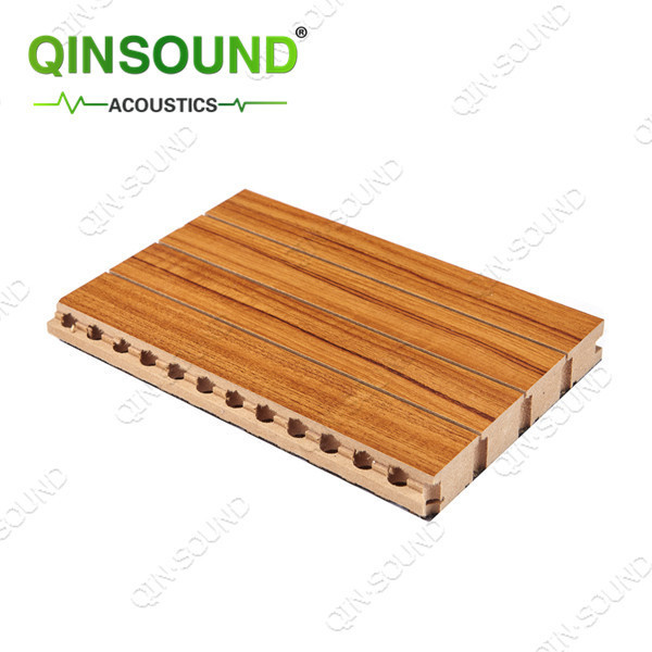 MDF Noise Reduction Board Sound Absorbing Wooden Grooved Wall Panel