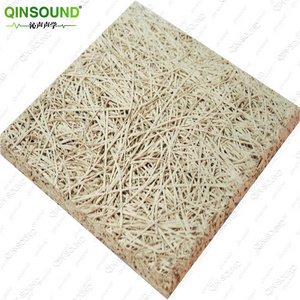 2019 QinSound Wood wool cement fiber acoustic panels/board/acoustic ceiling tiles