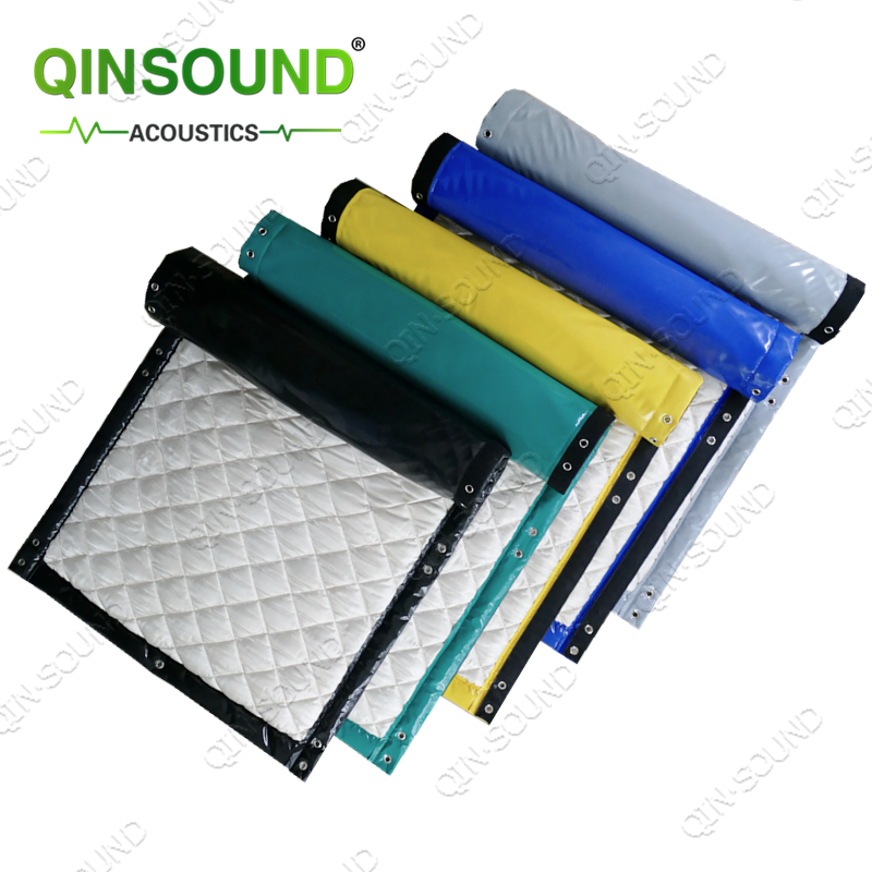 High Quality Acoustic Sound Barrier Fence Temporary Sound Barrier Blanket For Noise Insulation