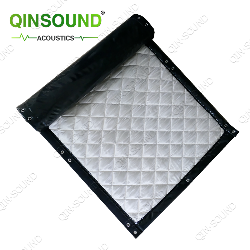 Pvc Mass Loaded Vinyl Barrier Acoustic Curtain Blanket Sheet Material Noise Barrier Blanket