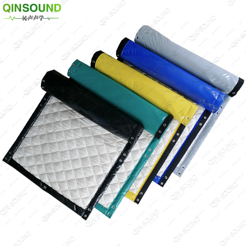 Sound Absorbing Material Sound Barrier The Outdoor Quilted Soundproof Curtain