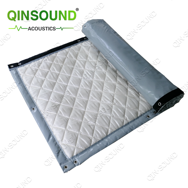 Outdoor Noise Reducing Residential Sound Barriers acoustic blanket for machinery and work area enclosures