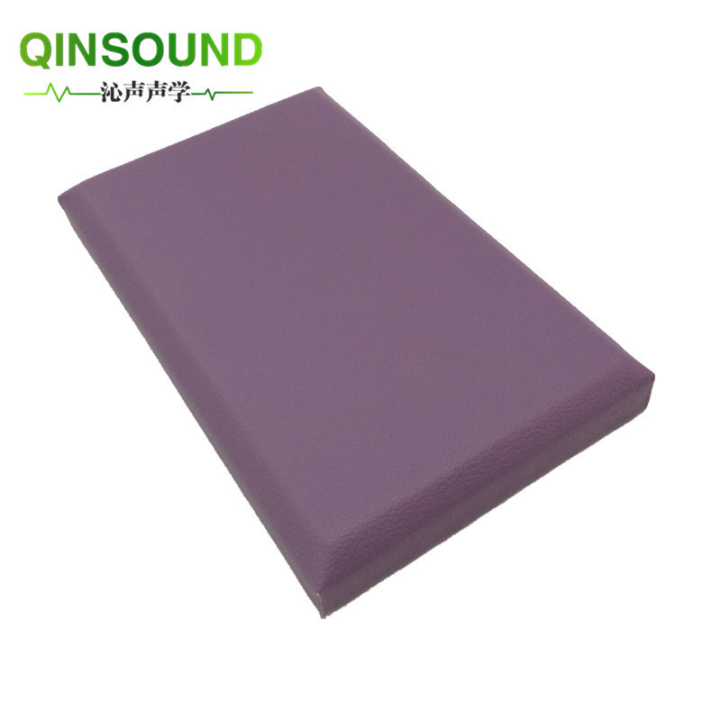 Leather wall panels Movable partition Acoustical sound insulation soft fabric wall panel